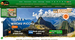 Desktop Screenshot of machupicchuviajesperu.com